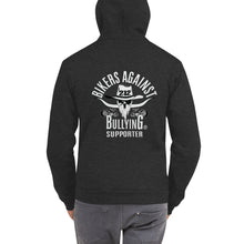 Load image into Gallery viewer, 212 Bikers Against Bullying White Branded Hoodie Sweater